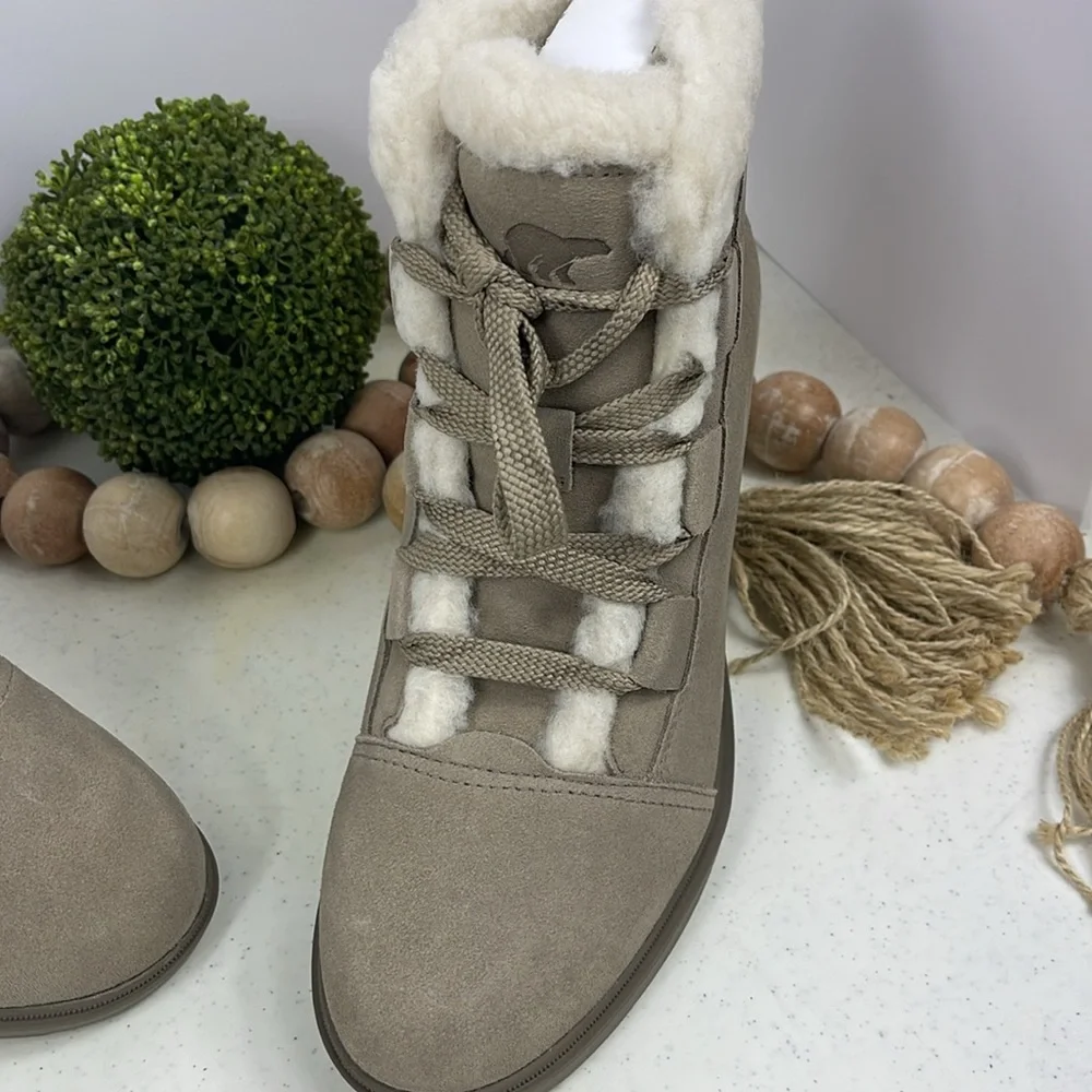 SOREL Women's Evie II Cozy Bootie Sz 11 Color Omega Taupe